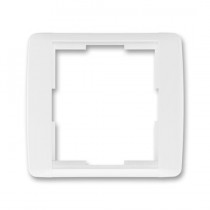 3901E-A00110 03  Rámeček pro elektroinstalační přístroje, jednonásobný, bílá / bílá